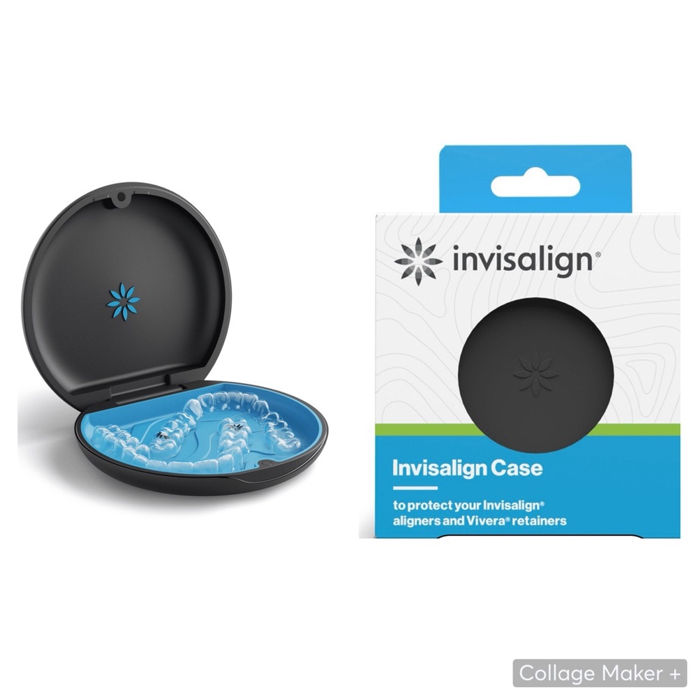 Invisalign Aligner and Retainer Case - Black
